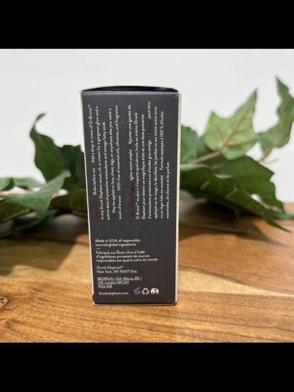 Drunk Elephant D-Bronzi Anti-Pollution Sunshine Drops 1 fl oz [30ml] NWT/Box